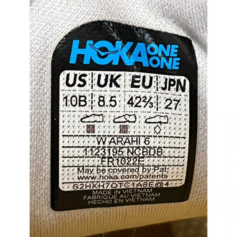Hoka Arahi 6 Running Shoes Women's 10B Blue Orange Nimbus Cloud 112319